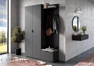 Модульная прихожая Энсо (Сантан) Графит